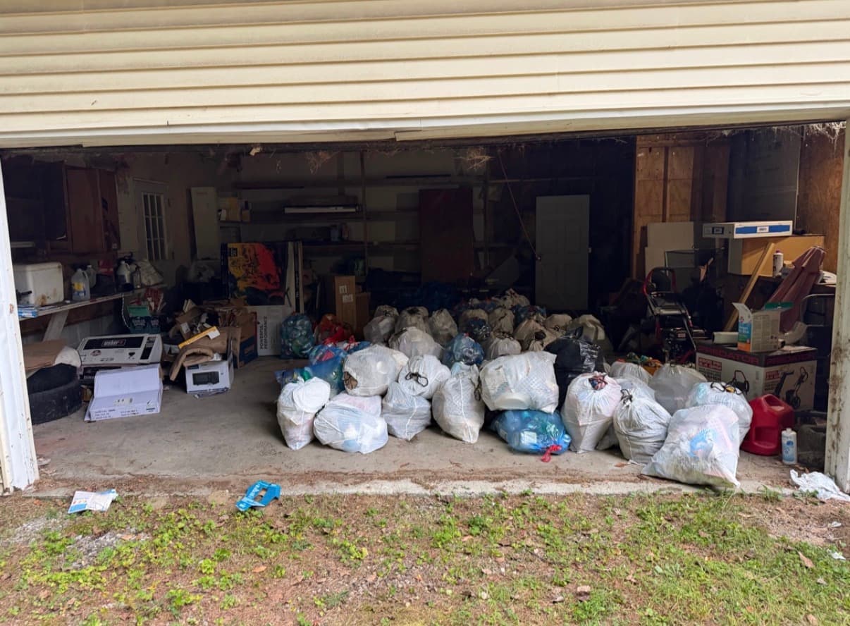 A packed garage's worth