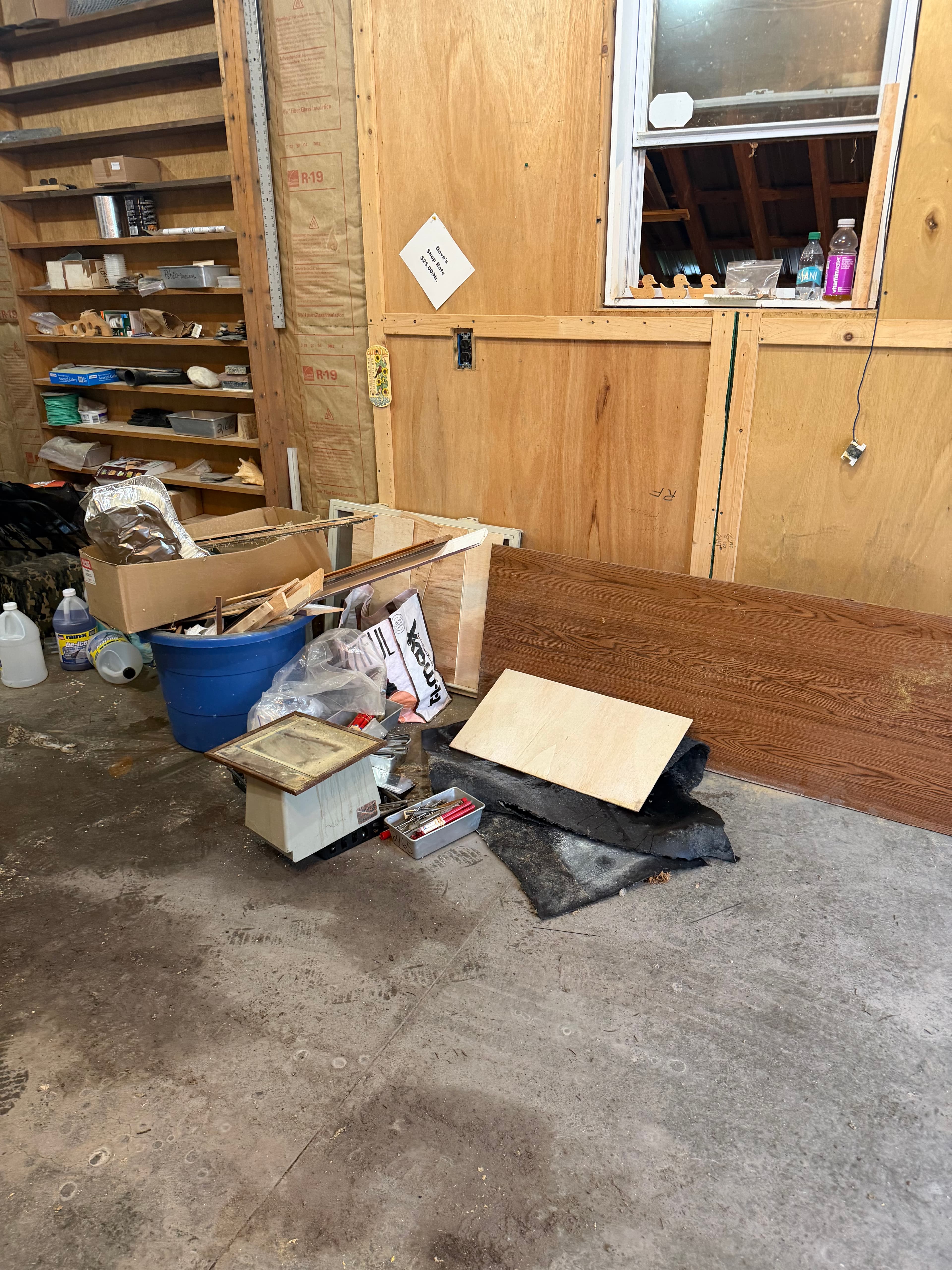 Before — Minimum · single-item pickup Haul or Nothing Vermont job